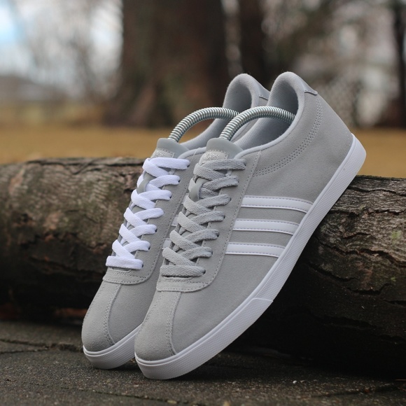 adidas women's courtset grey